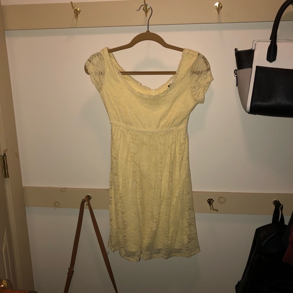 Yellow Lace Dress